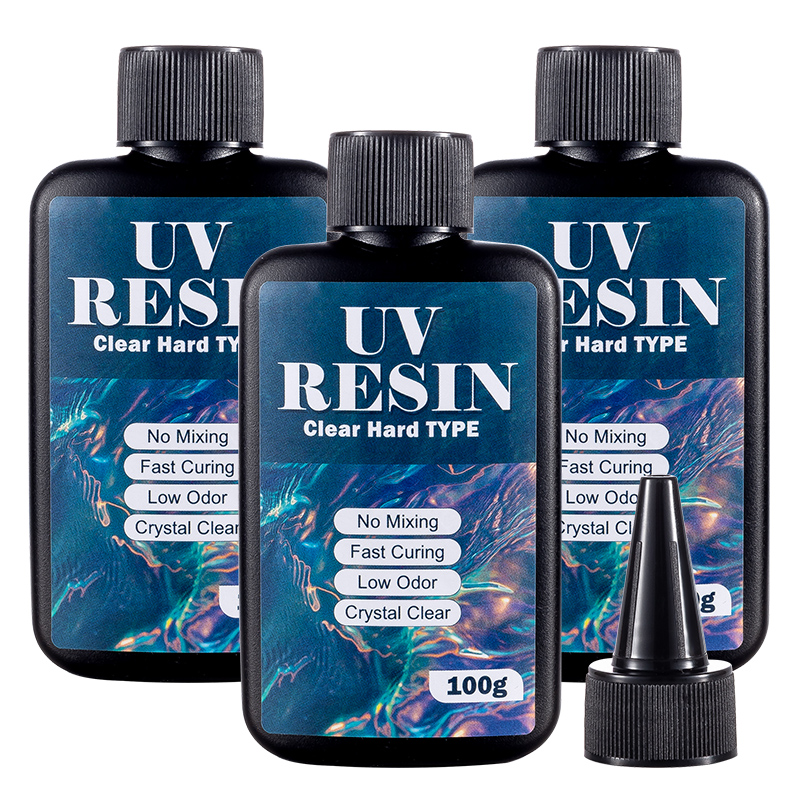 Jewelry Making Glue - 100/200/300g UV Resin Hard Type Crystal