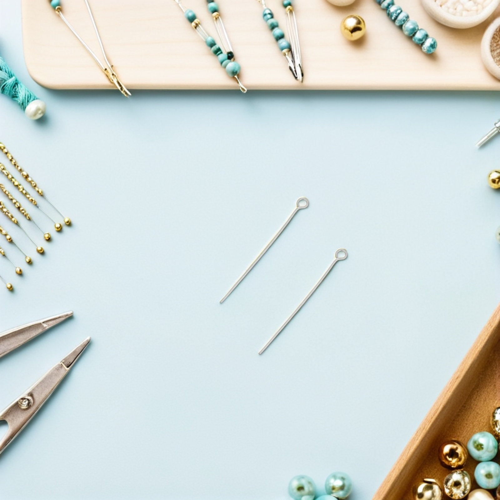 Jewelry Making Head Pins - 300Pcs Jewelry Making Eye Pins Stainless
