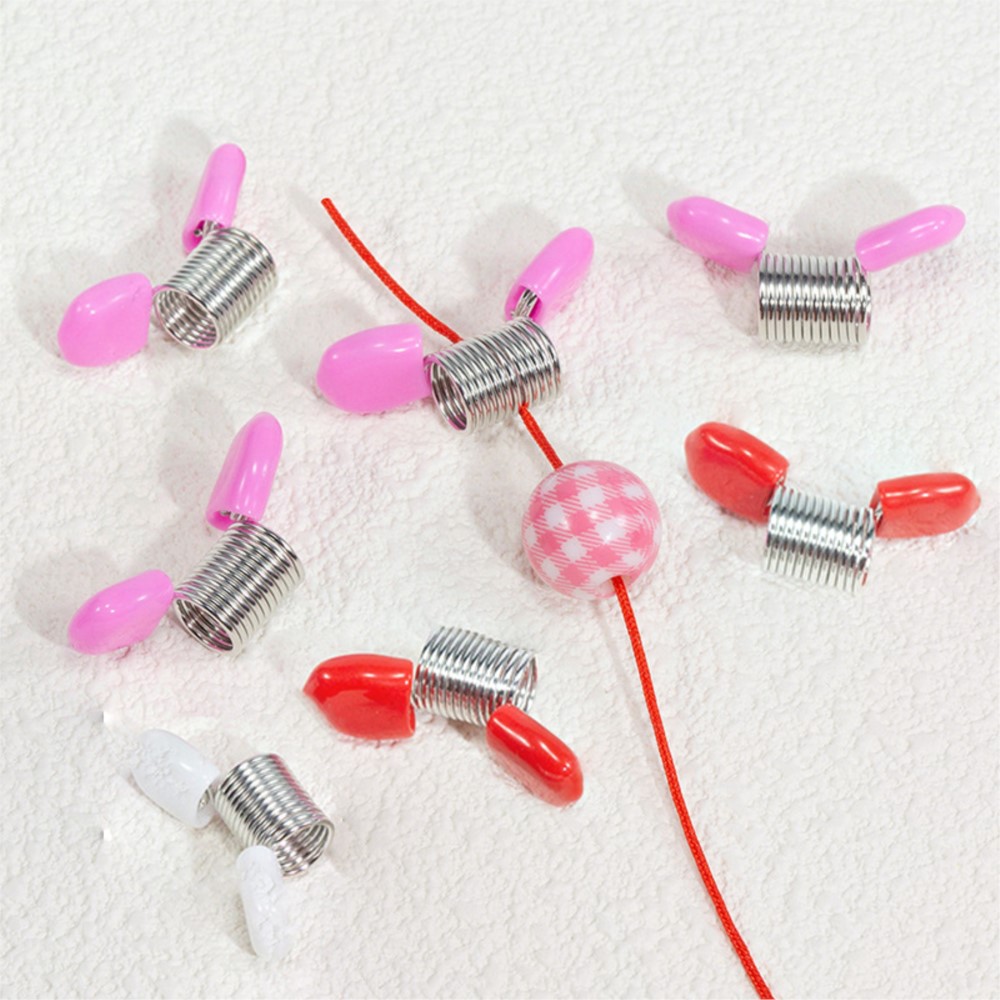 Jewelry Making Yarn - 5pcs Spring Bead Clamps Creative Wire