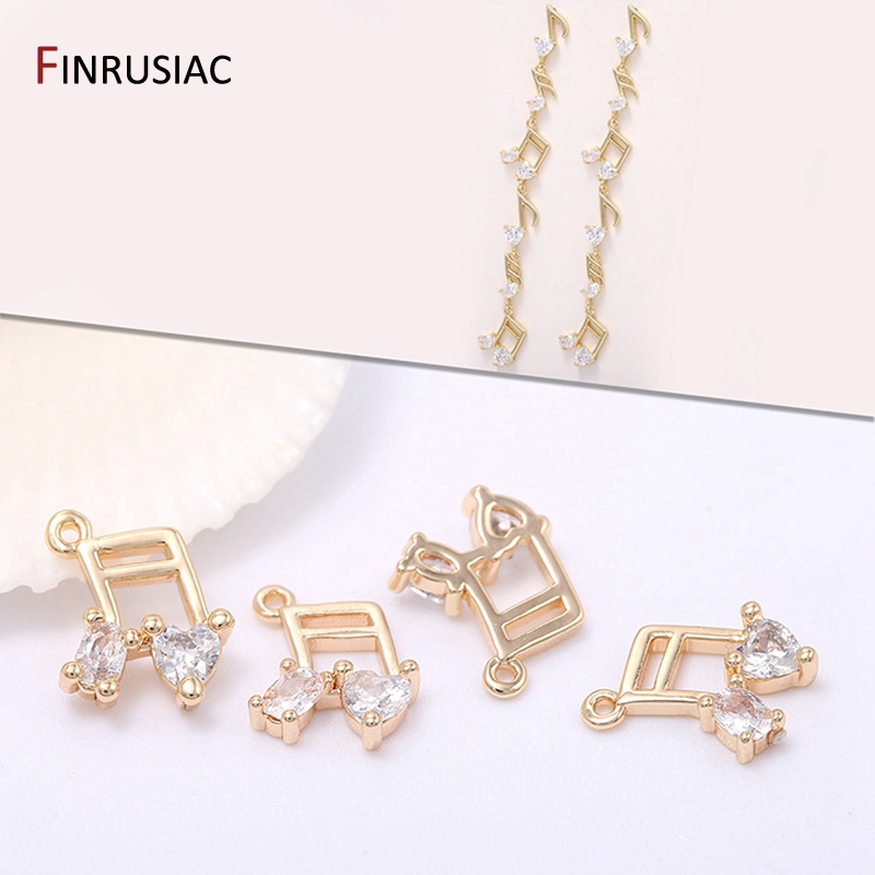 Jewelry Making Notes - New Designer Small Musical Note Pendant
