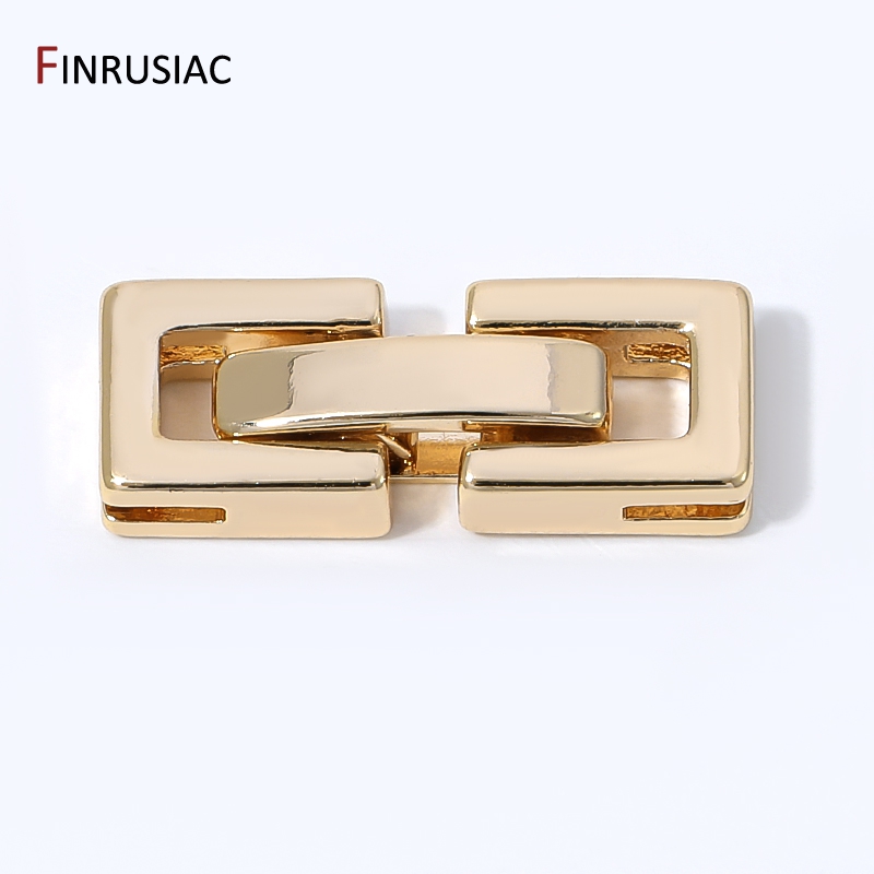 Jewelry Making Class - 14K Gold Plated Rectangular Pearl Clasps