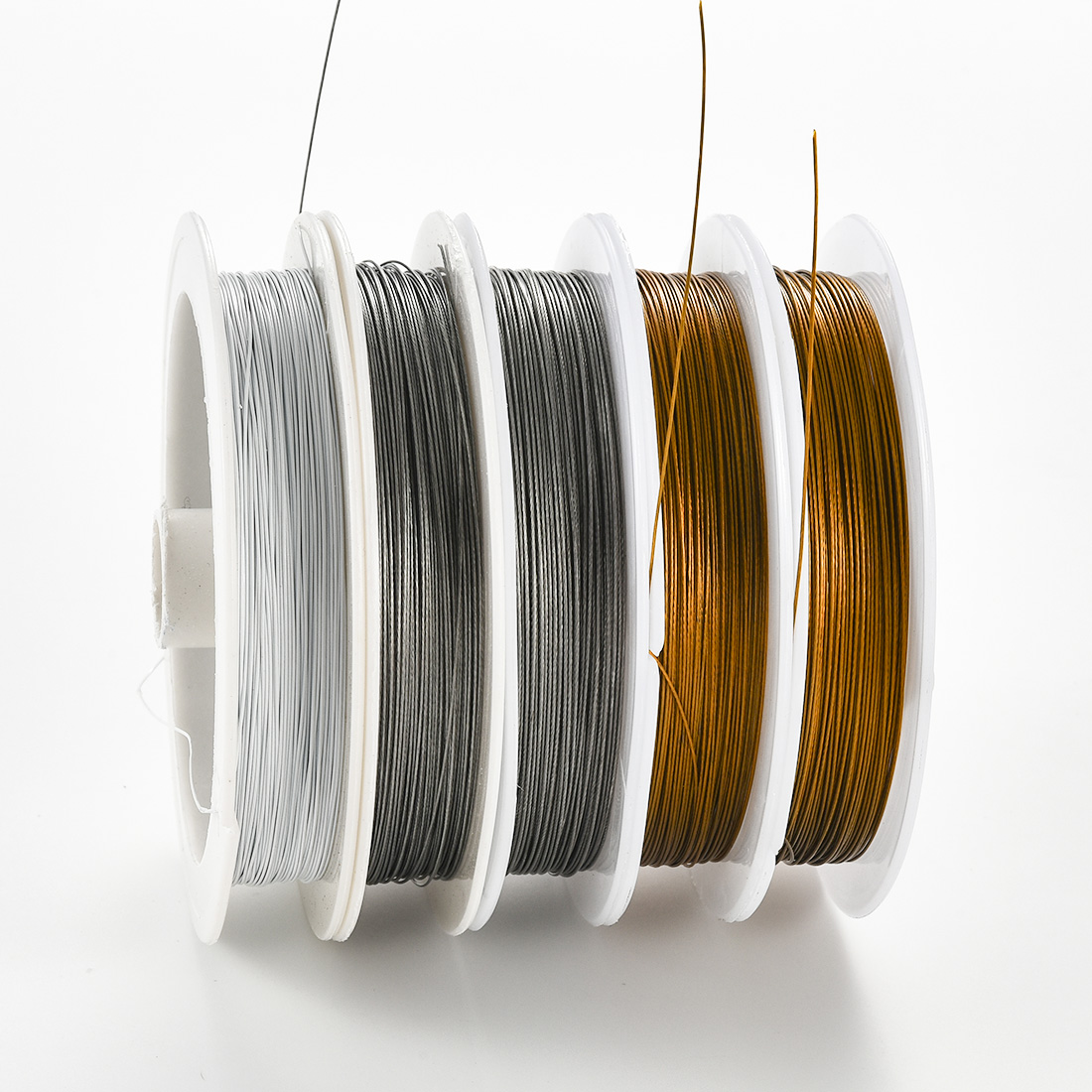 Jewelry Making Yarn - 30M/Roll Stainless Steel Beading Wire 0.38/0.45MM