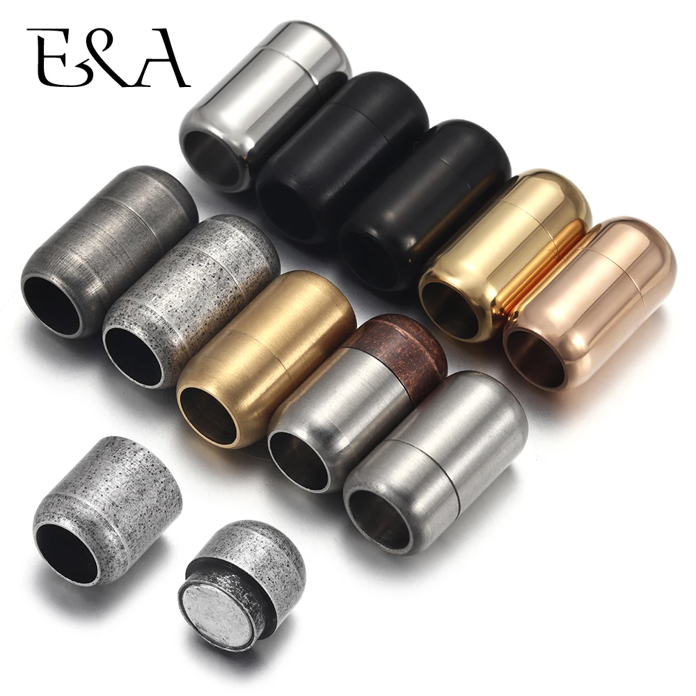 Jewelry Making Kit For Adults - Stainless Steel 3mm-8mm Round Magnetic Clasps