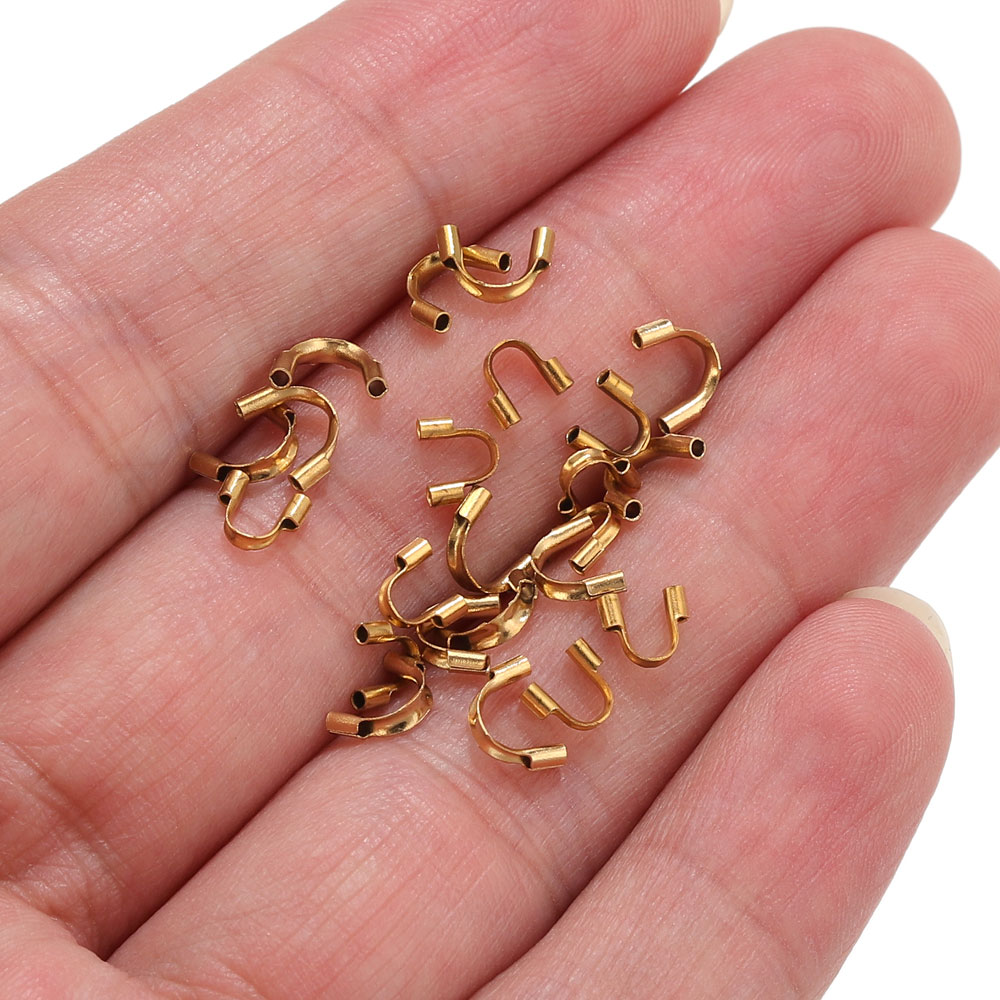 Jewelry Making Yarn - 50pcs Stainless Steel Wire Guard Guardian