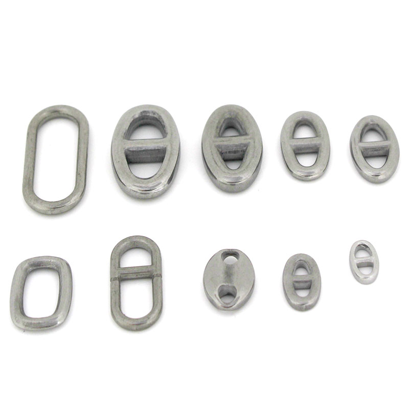 Jewelry Making Kit For Adults - 10Pcs Stainless Steel Double Hole Oval