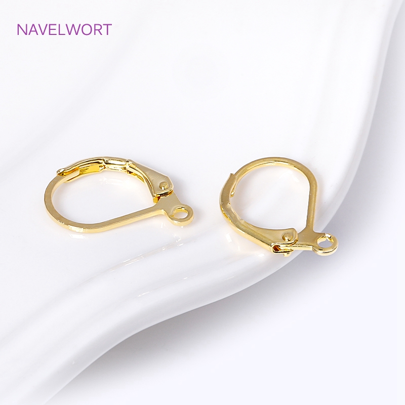 Jewelry Making Earring Supplies - Fashion French Earring Lever-Back Earwires 18K