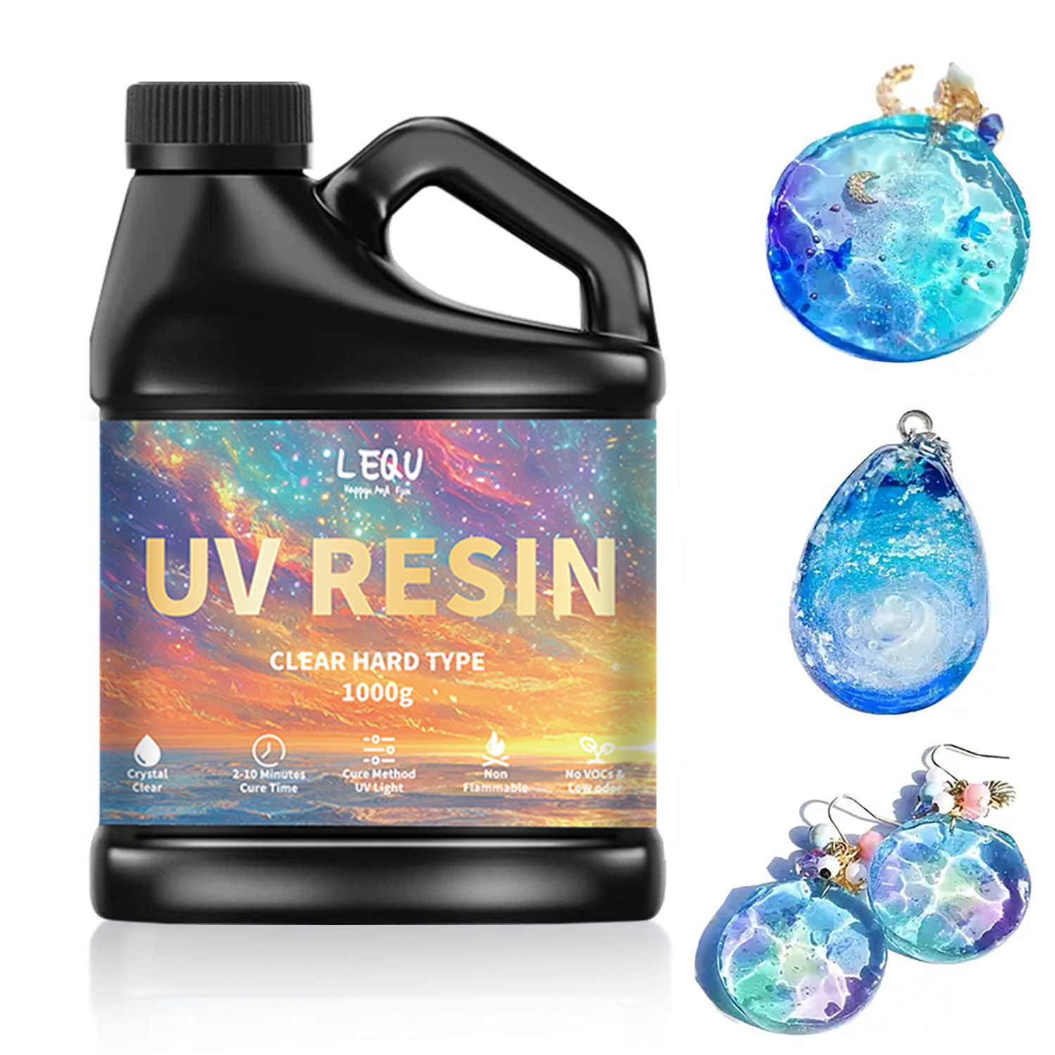 Jewelry Making Glue - 100/200/500/1000g UV Epoxy Resin Glue High