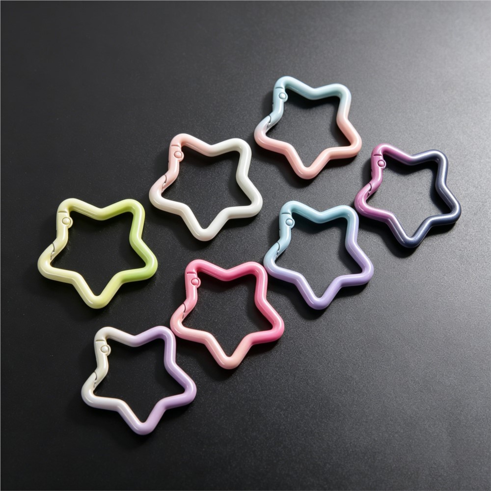 Jewelry Making Kit For Adults - 5PCS Gradient Star Shape Spring Ring