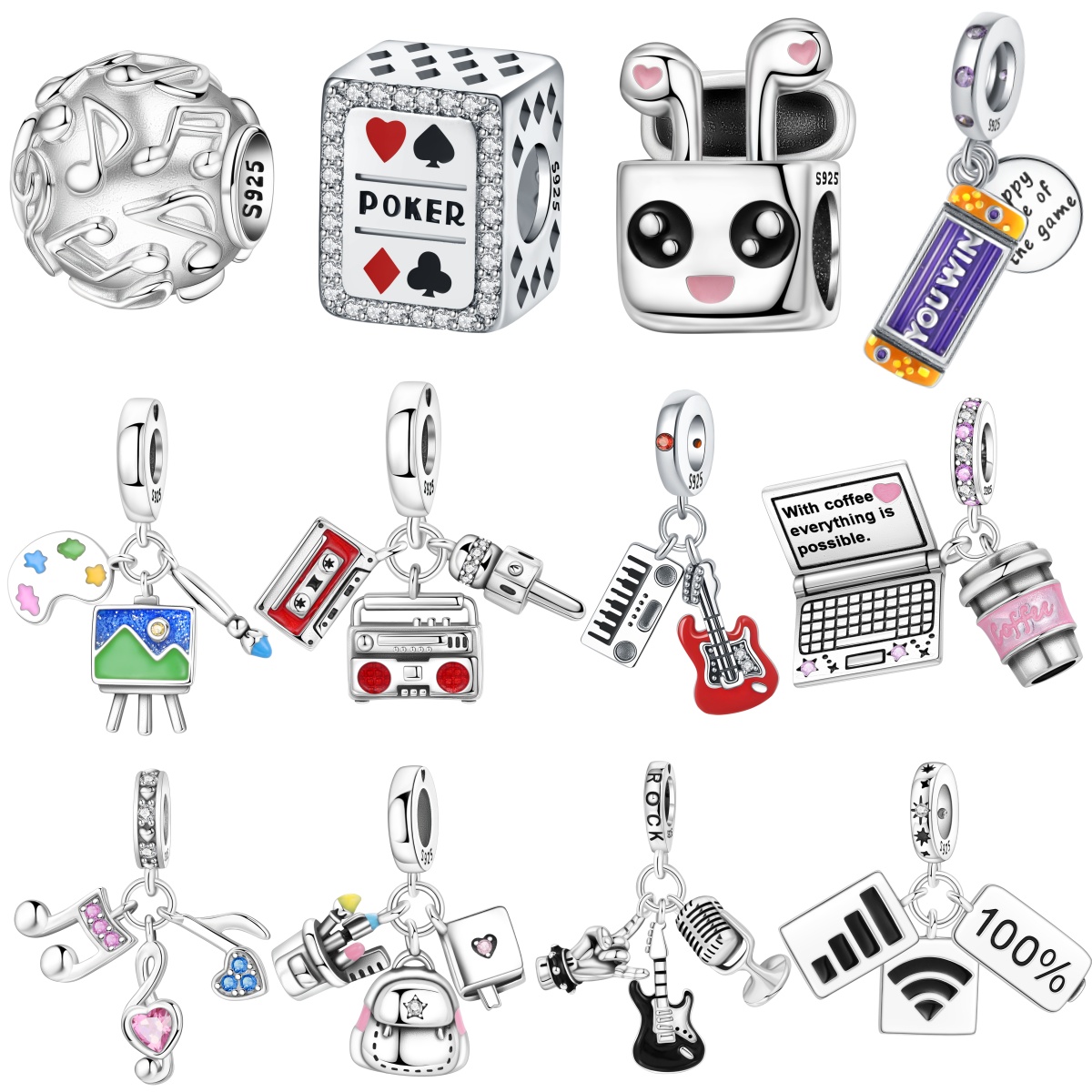 MISEFF S925 Sterling Silver C - Jewelry Making Notes review and price