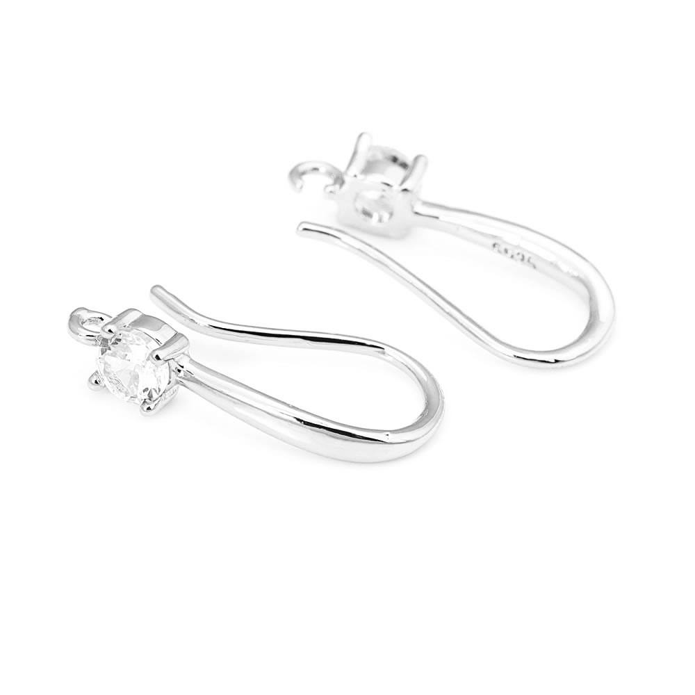 18K Gold Color Brass with Zirc - Jewelry Making Earring Supplies review and price