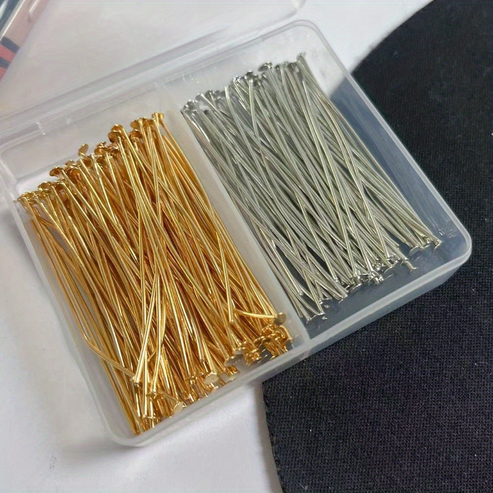 200pcs 30/40/50mm Iron-headed  - Jewelry Making Head Pins review and price