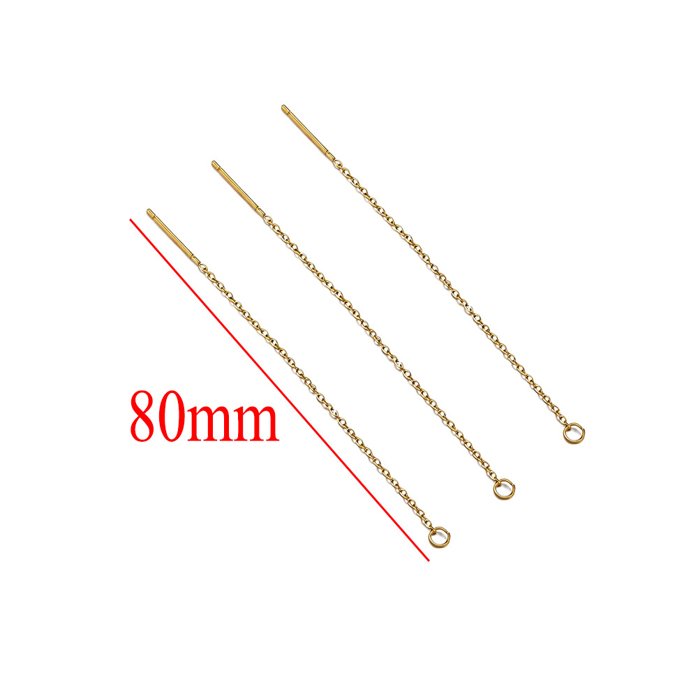 10pcs Stainless Steel Long Ear - Jewelry Making Yarn review and price