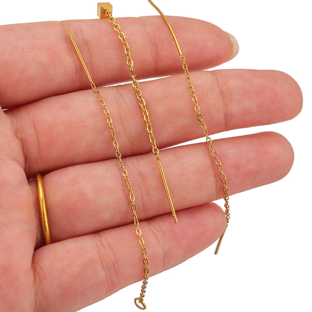 10pcs Stainless Steel Long Ear - Jewelry Making Yarn review and price