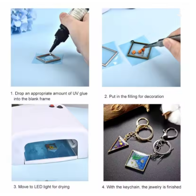 100g UV Resin Clear,Hard,Upgra - Jewelry Making Glue review and price