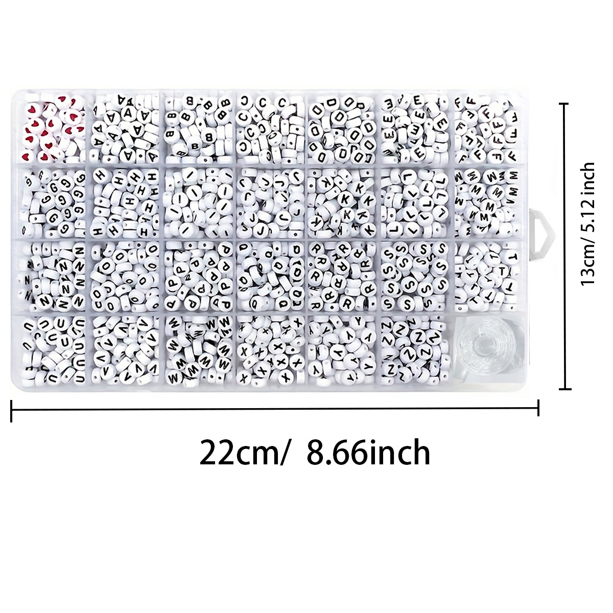 1300 4x7 round acrylic letter  - Jewelry Making Yarn review and price