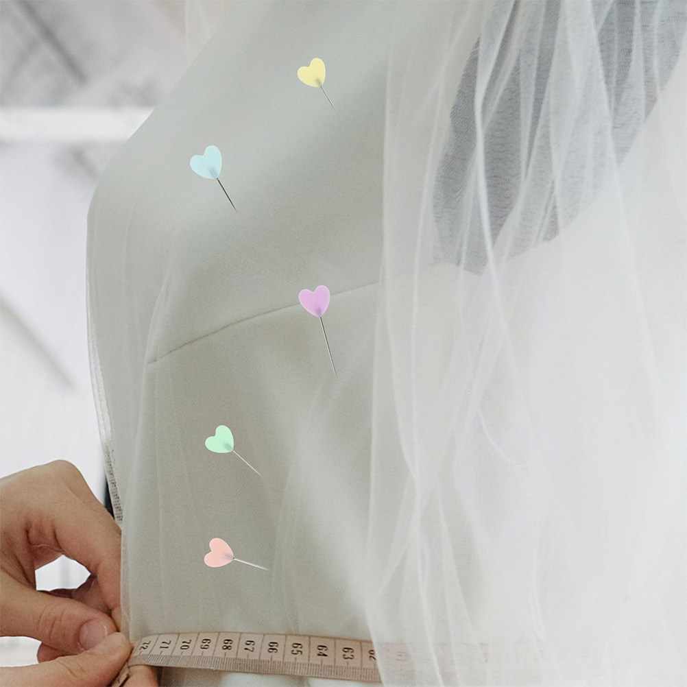 400Pcs Heart-Shaped Sewing Pin - Jewelry Making Head Pins review and price