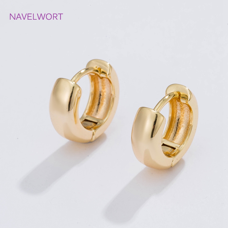 6 Sizes Gold Plated Circle Hoo - Jewelry Making Earring Supplies review and price