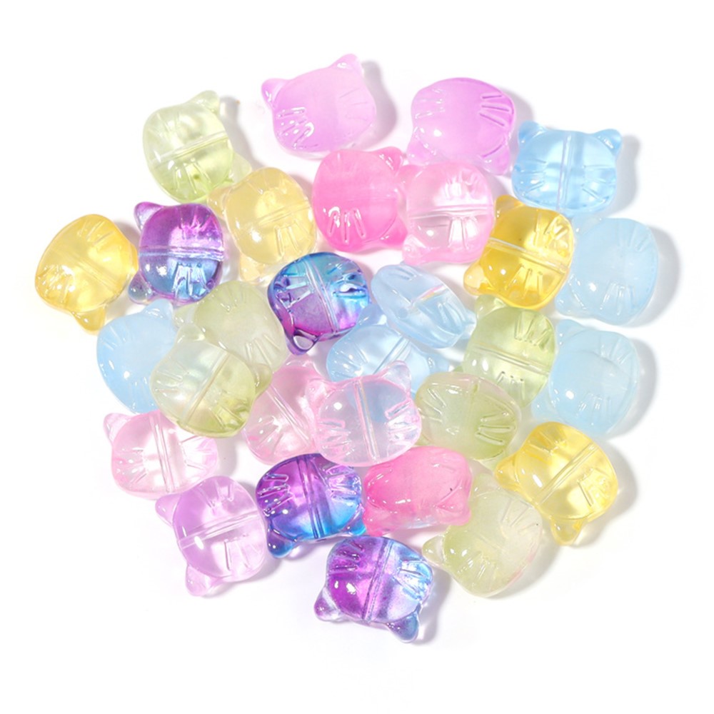 30Pcs/Lot Cute Glass Cat Head  - Jewelry Making Jig review and price