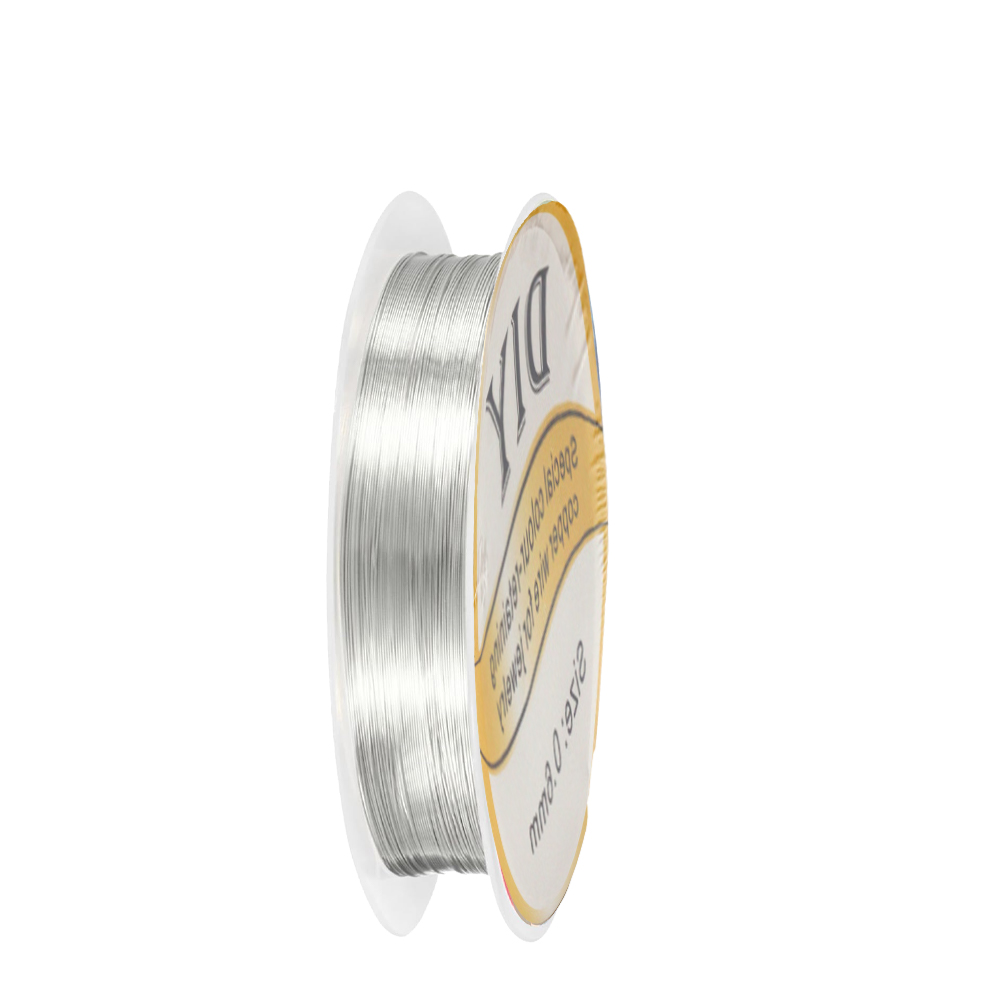 1Roll Silver Copper Wire 0.3/0 - Jewelry Making Yarn review and price