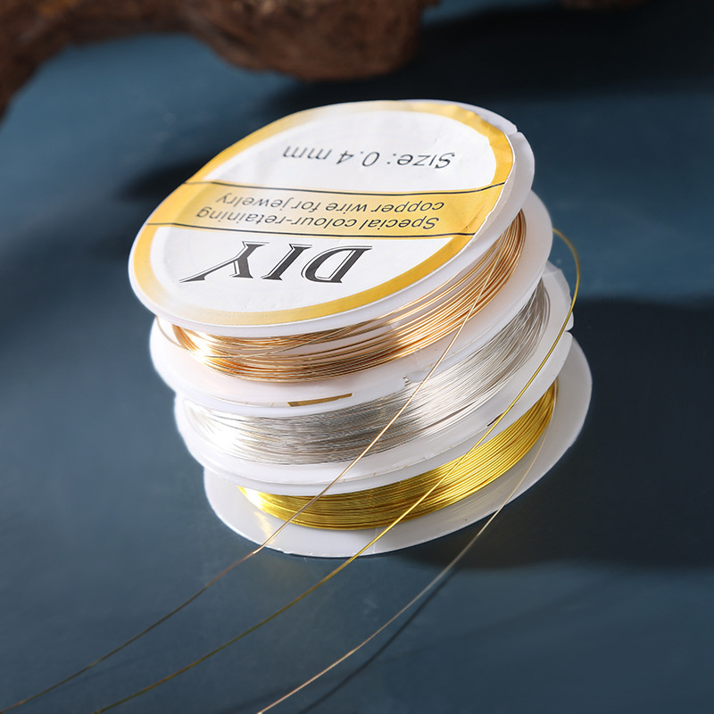 1Roll Silver Copper Wire 0.3/0 - Jewelry Making Yarn review and price