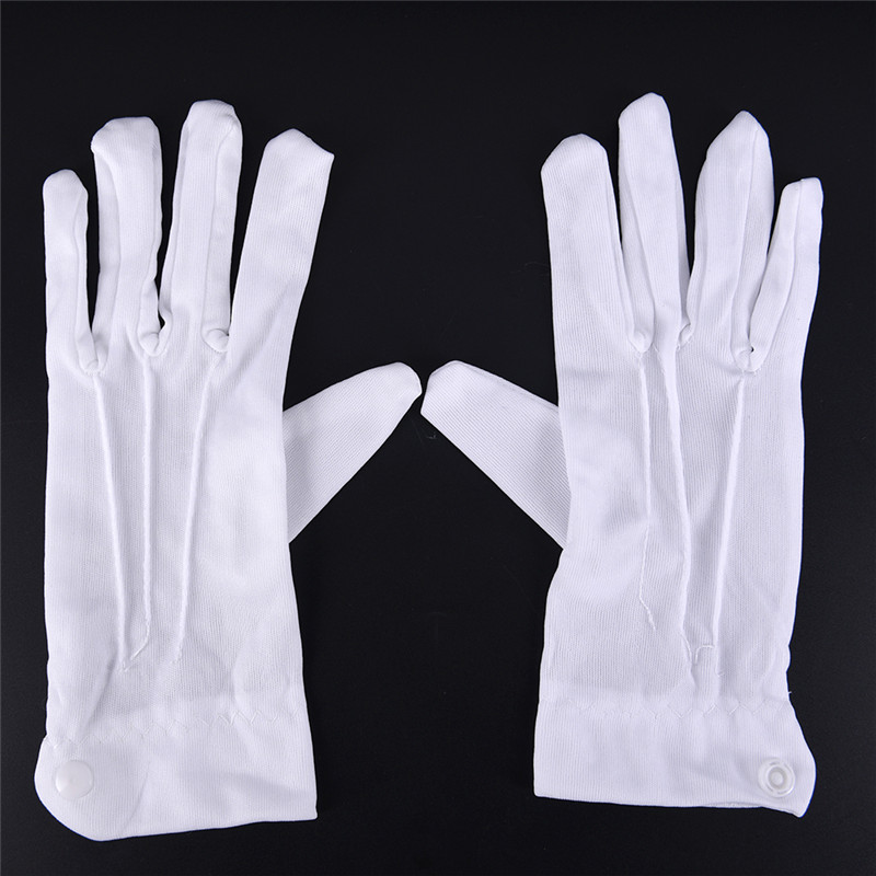 1Pair White Formal Gloves Men  - Jewelry Making Gloves review and price