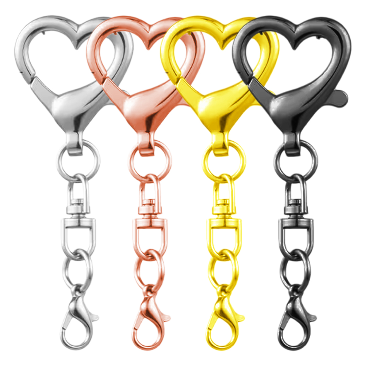 5/15/30Pcs Heart Shaped Swivel - Jewelry Making Kit For Adults review and price