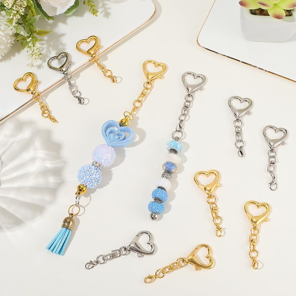 5/15/30Pcs Heart Shaped Swivel - Jewelry Making Kit For Adults review and price