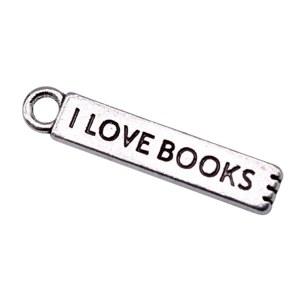 20pcs/lot I Love Books Charms  - Jewelry Making Guide Book review and price