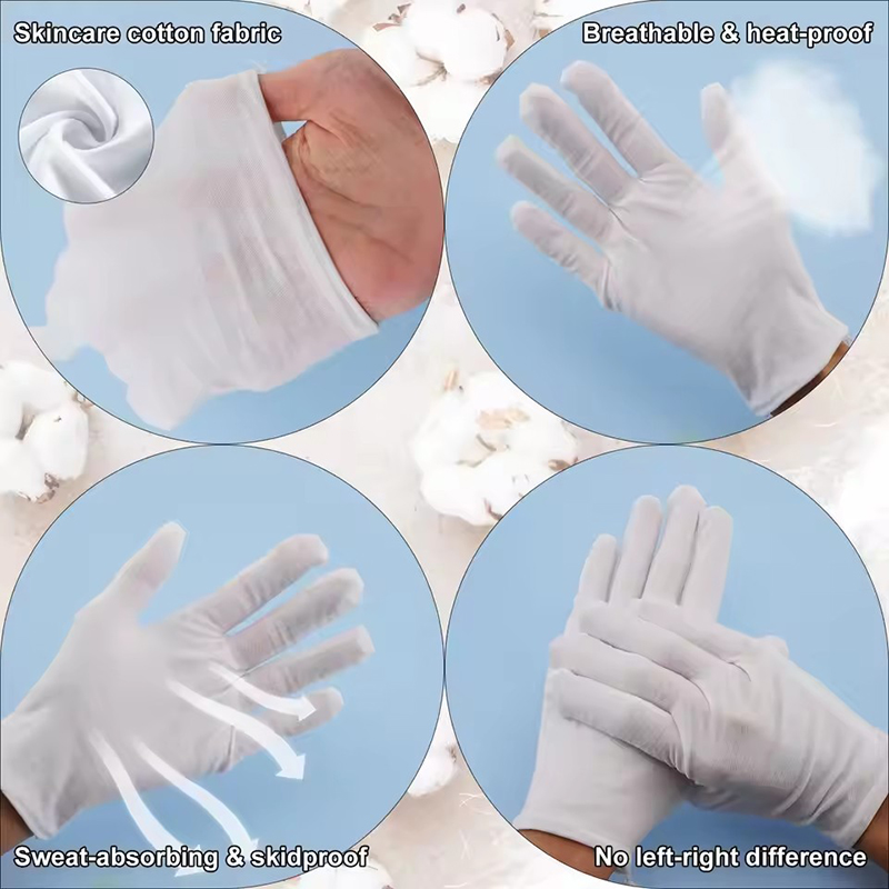 12 Pairs White Cotton Work Glo - Jewelry Making Gloves review and price