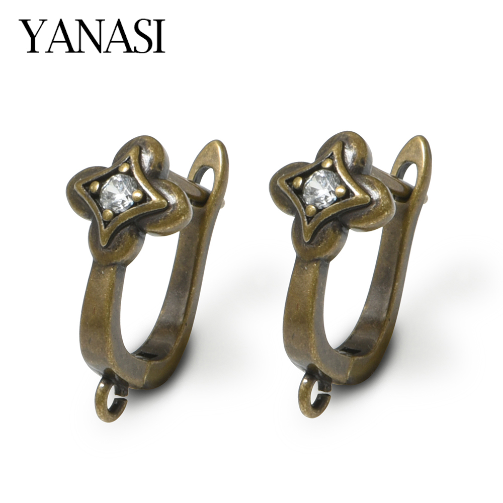 NEW 1 Pair Antique Bronze Bras - Jewelry Making Earring Supplies review and price