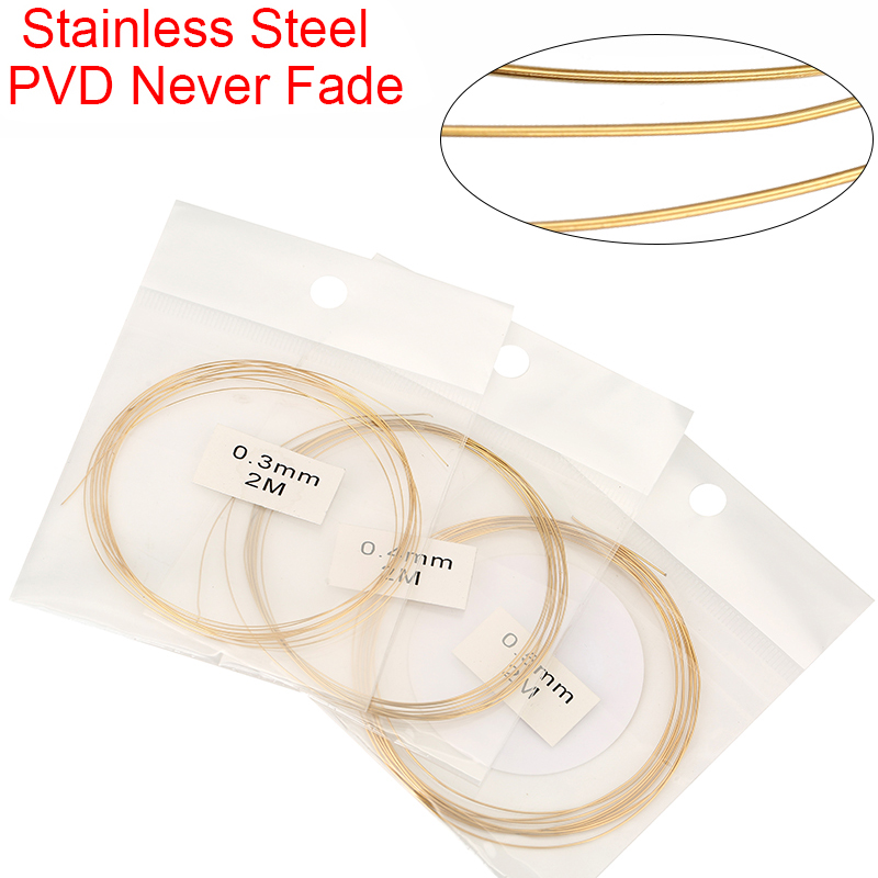 2meters Stainless Steel 0.3 0. - Jewelry Making Yarn review and price
