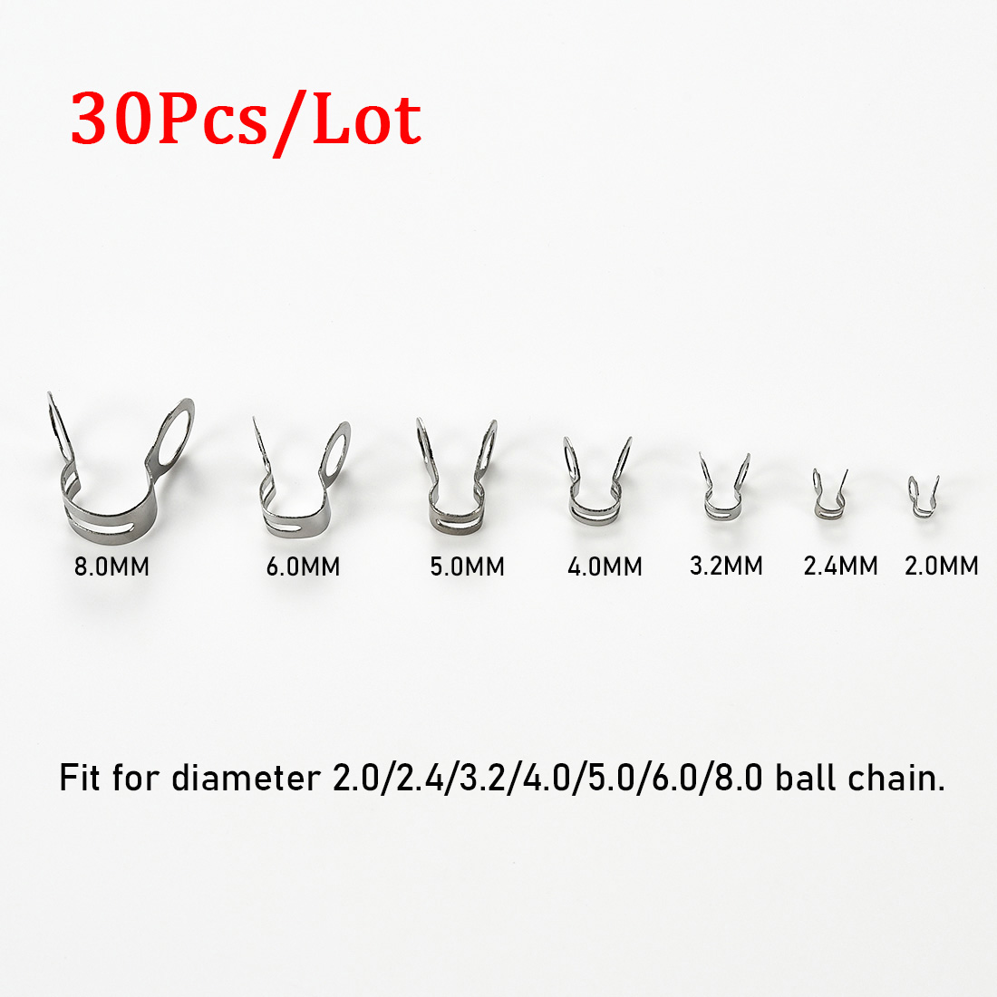 30Pcs Stainless Steel Ball Cha - Jewelry Making Kit For Adults review and price
