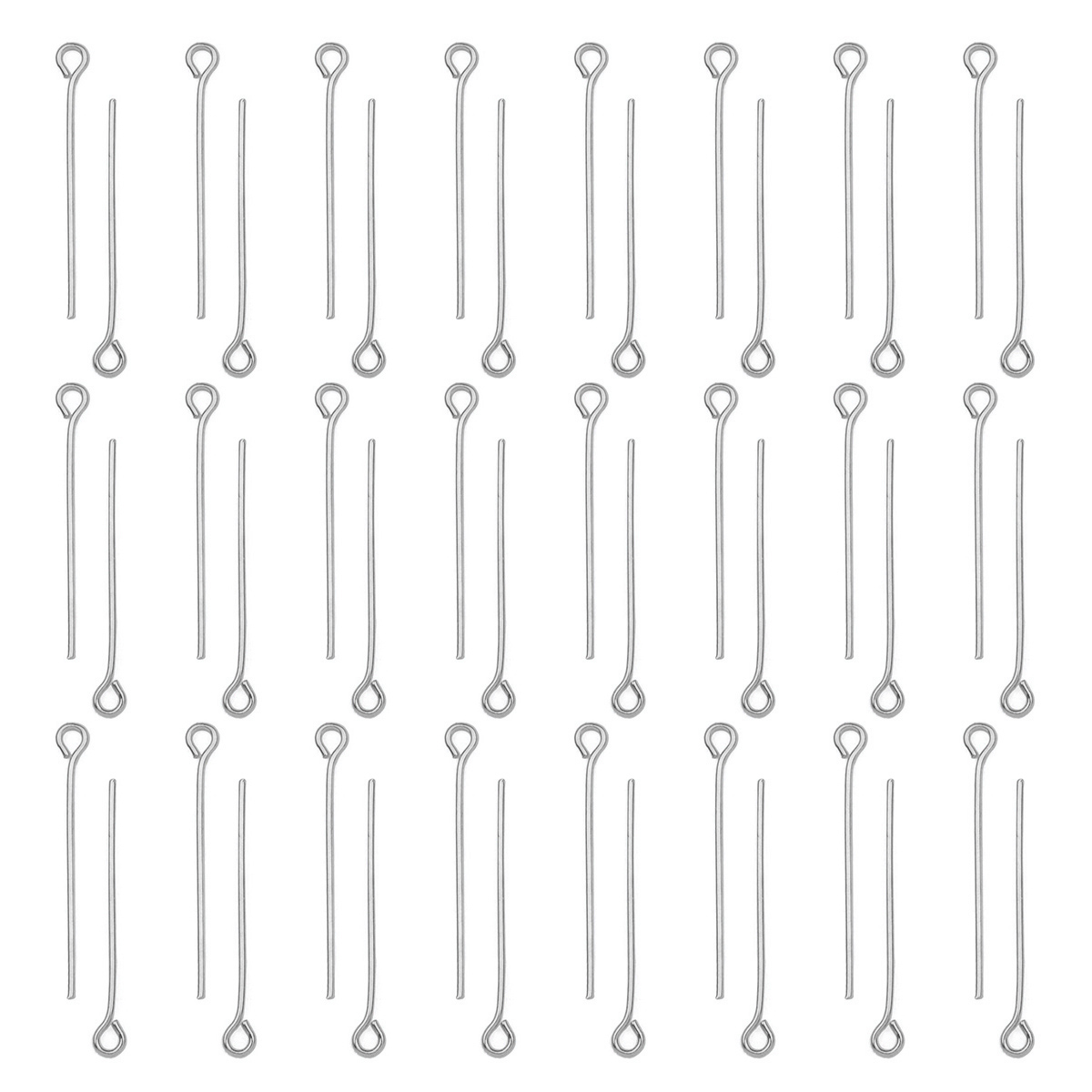 100Pcs/Lot Stainless Steel Eye - Jewelry Making Earring Supplies review and price