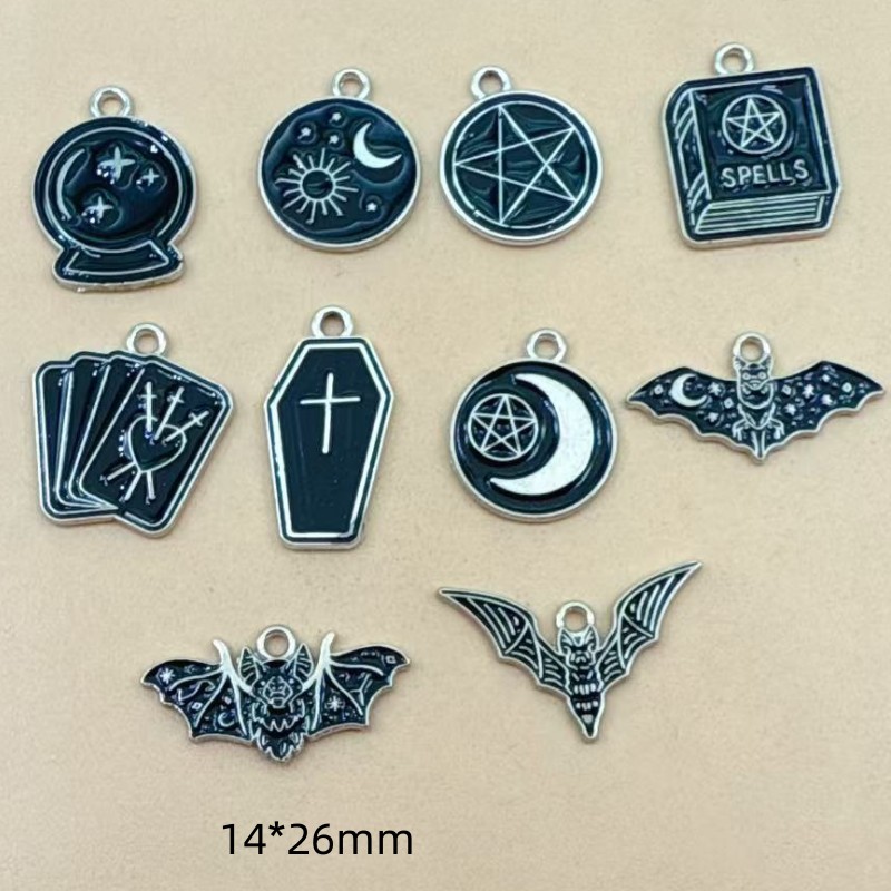 10pcs Moon Star Cross Book Cha - Jewelry Making Guide Book review and price