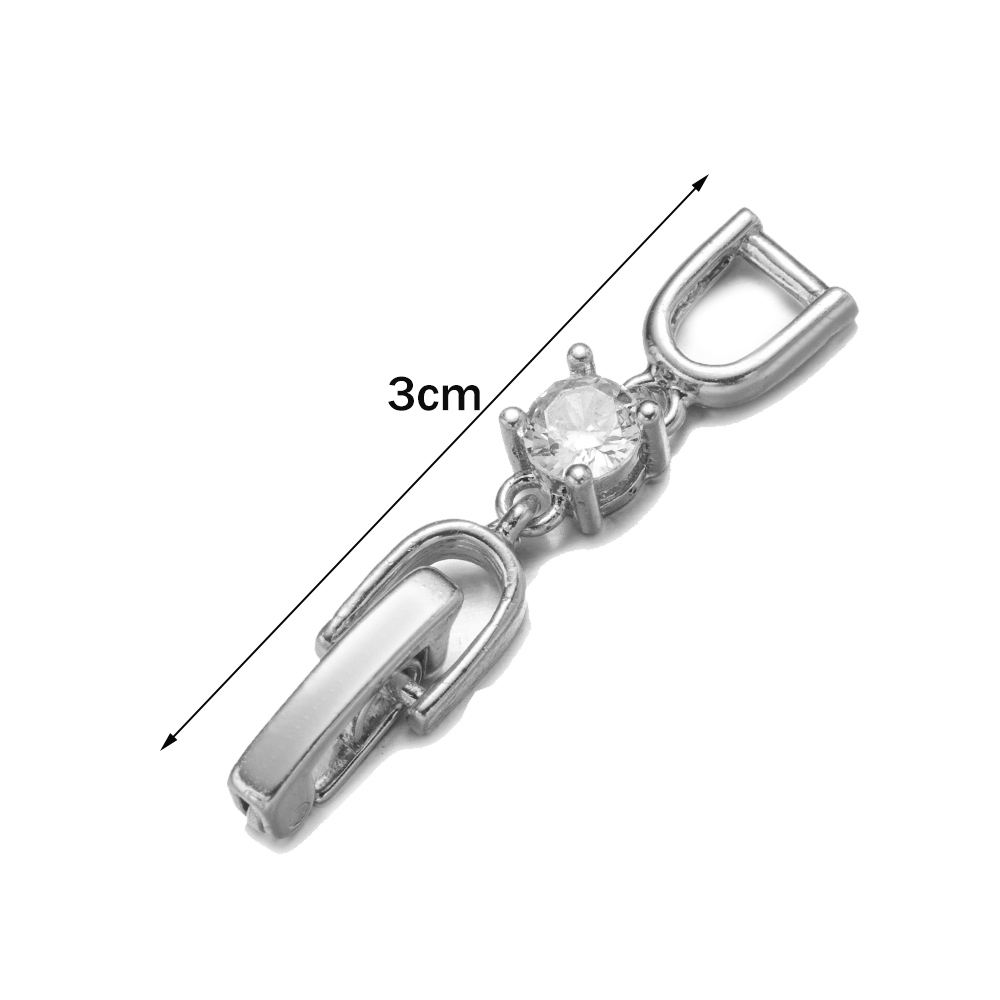 5pcs White Gold Plated Crystal - Jewelry Making Class review and price