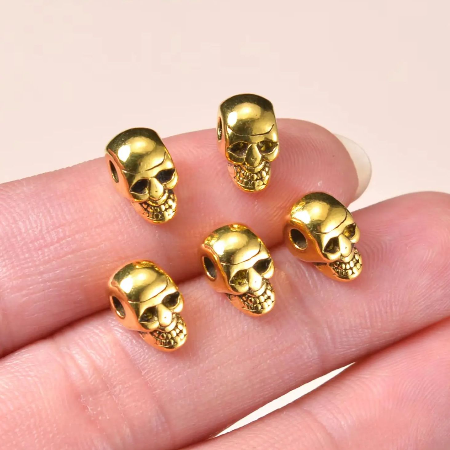 Punk Style Skull Head Beads Ch - Jewelry Making Jig review and price