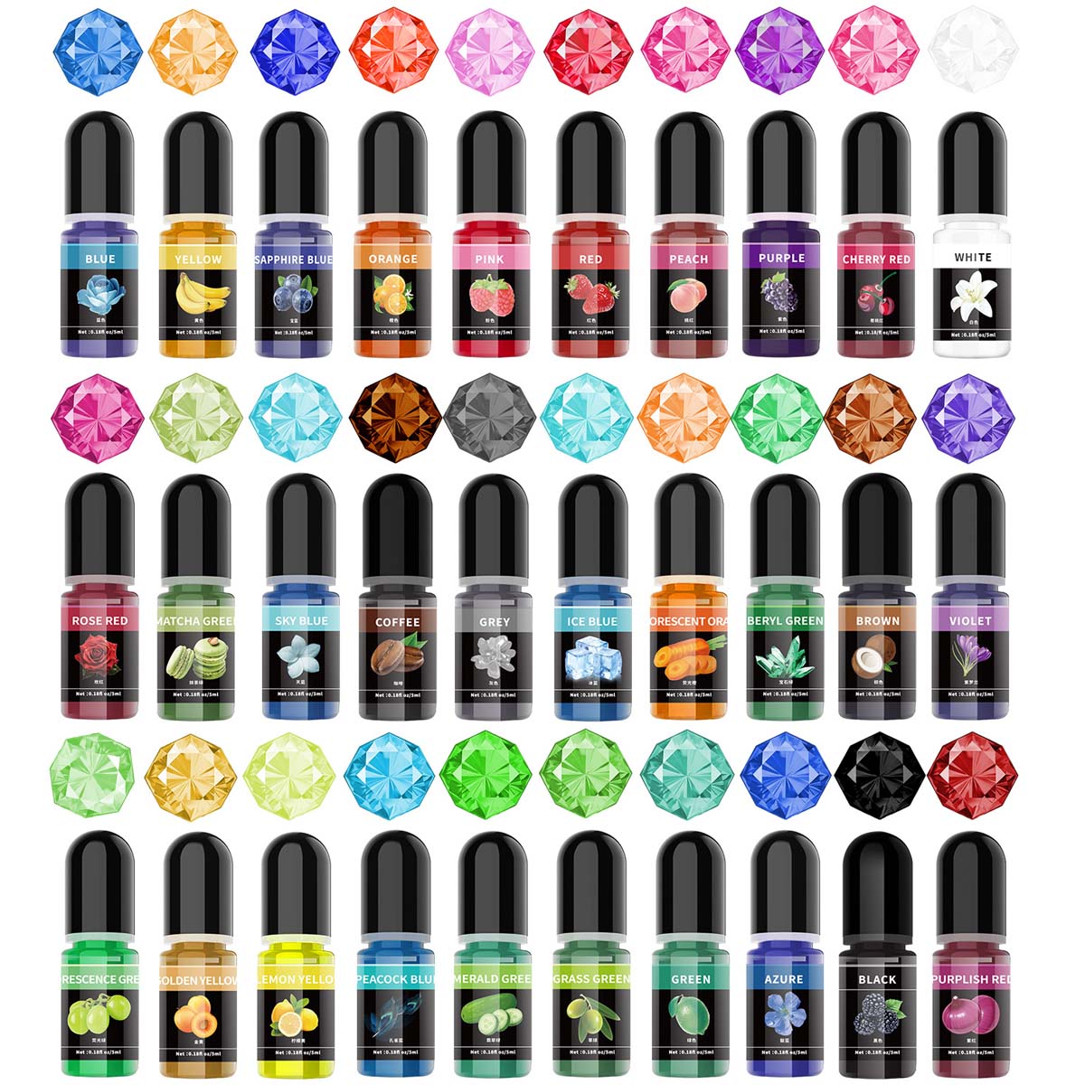5ml/Bottle Epoxy Resin Pigment - Jewelry Making Glue review and price