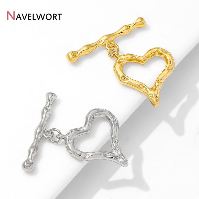 18K Gold Plated Heart Shape OT - Jewelry Making Materials review and price