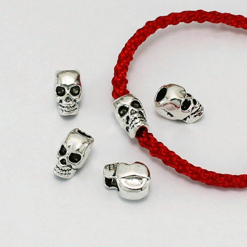 10pcs Skull Head Metal Beads w - Jewelry Making Jig review and price