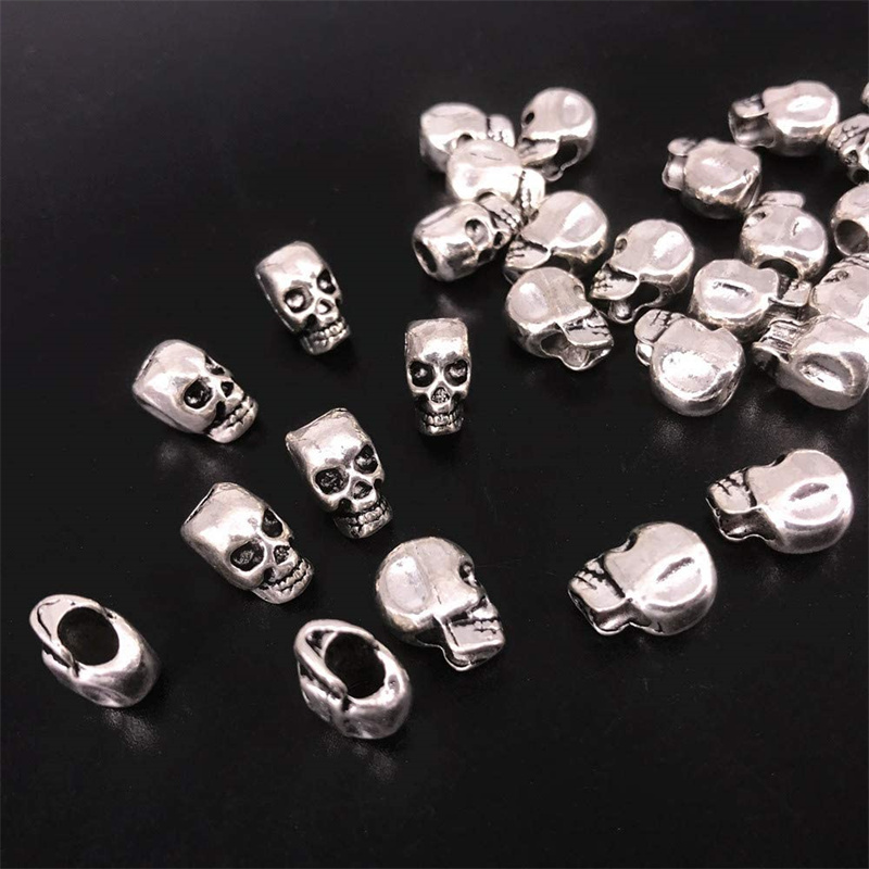10pcs Skull Head Metal Beads w - Jewelry Making Jig review and price