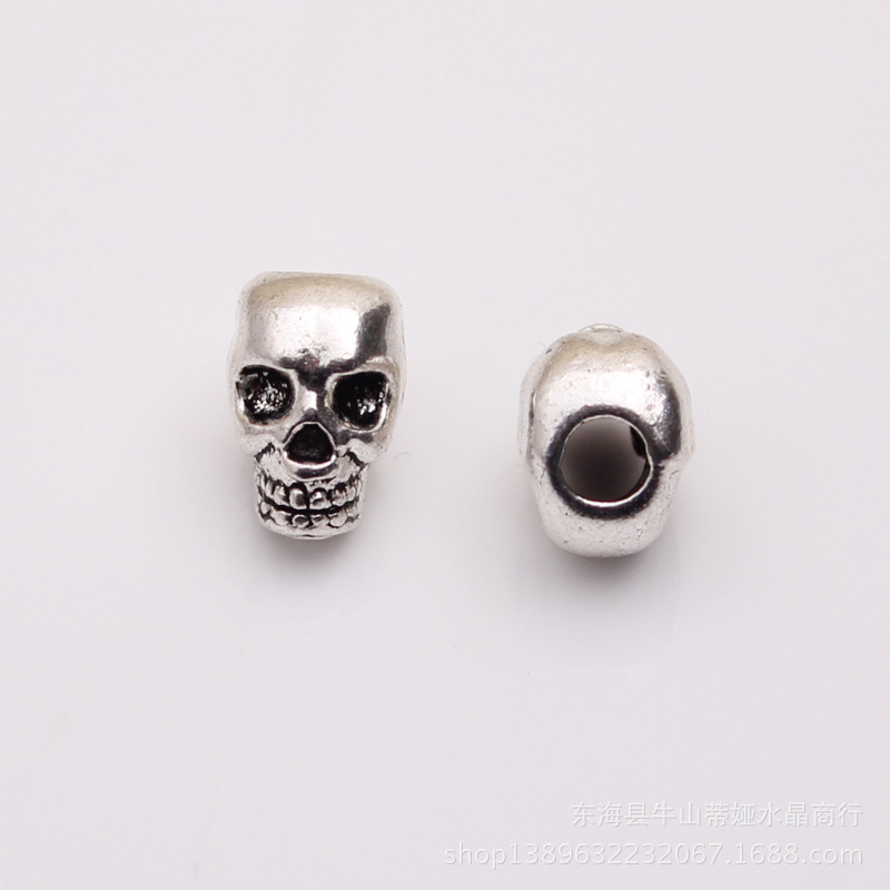 10pcs Skull Head Metal Beads w - Jewelry Making Jig review and price