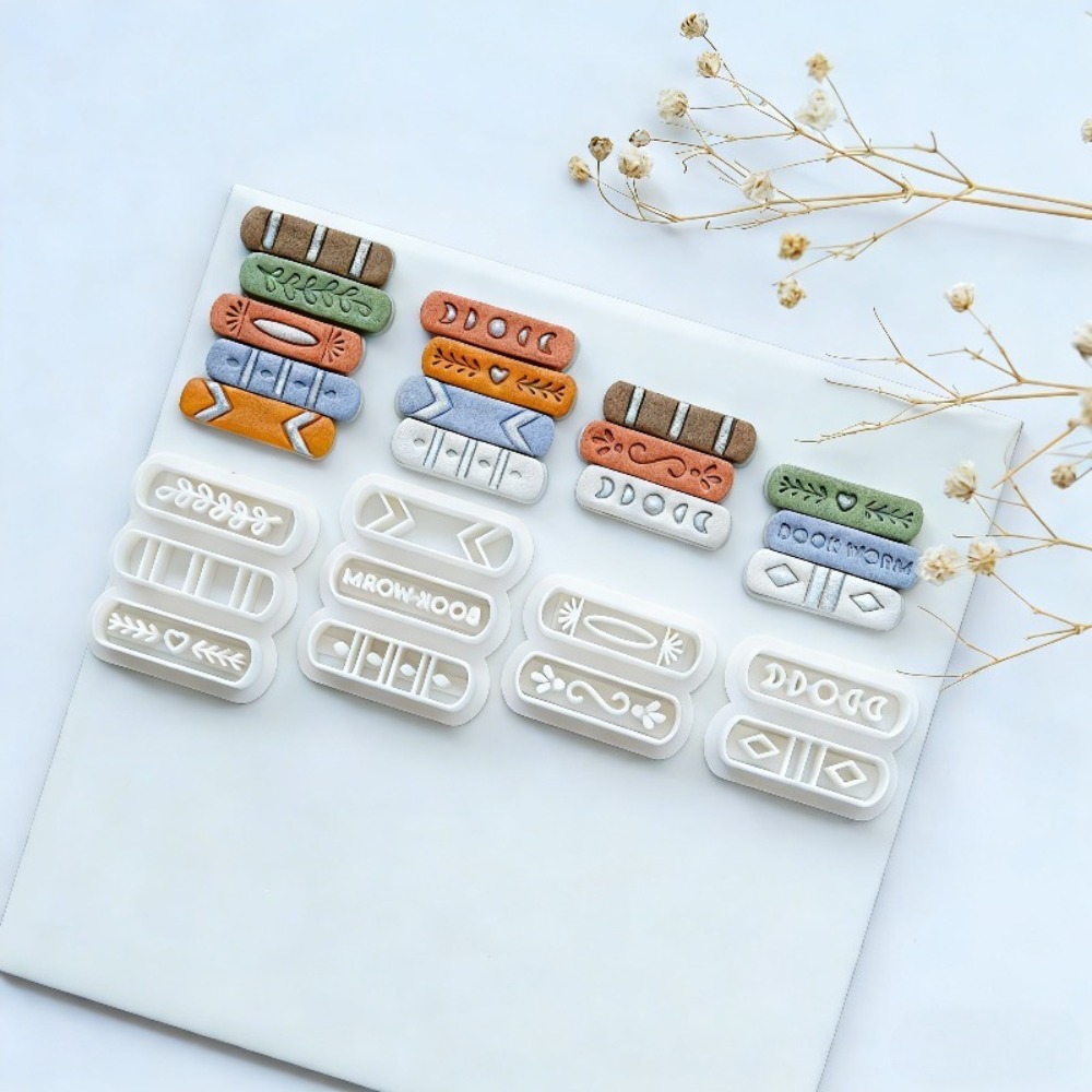 7pcs/set Book Stack Themed Pol - Jewelry Making Guide Book review and price
