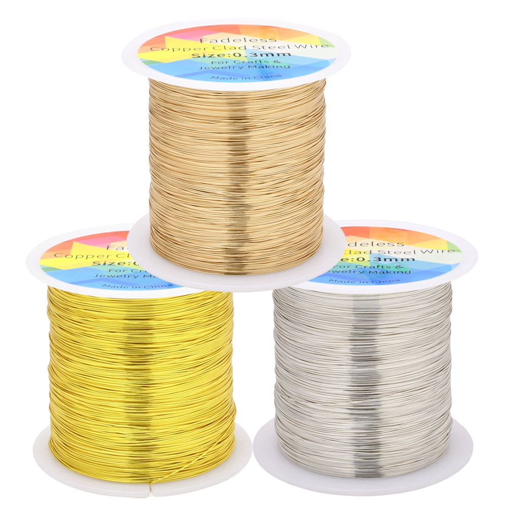 100m/328ft Fadeless Copper Cla - Jewelry Making Yarn review and price