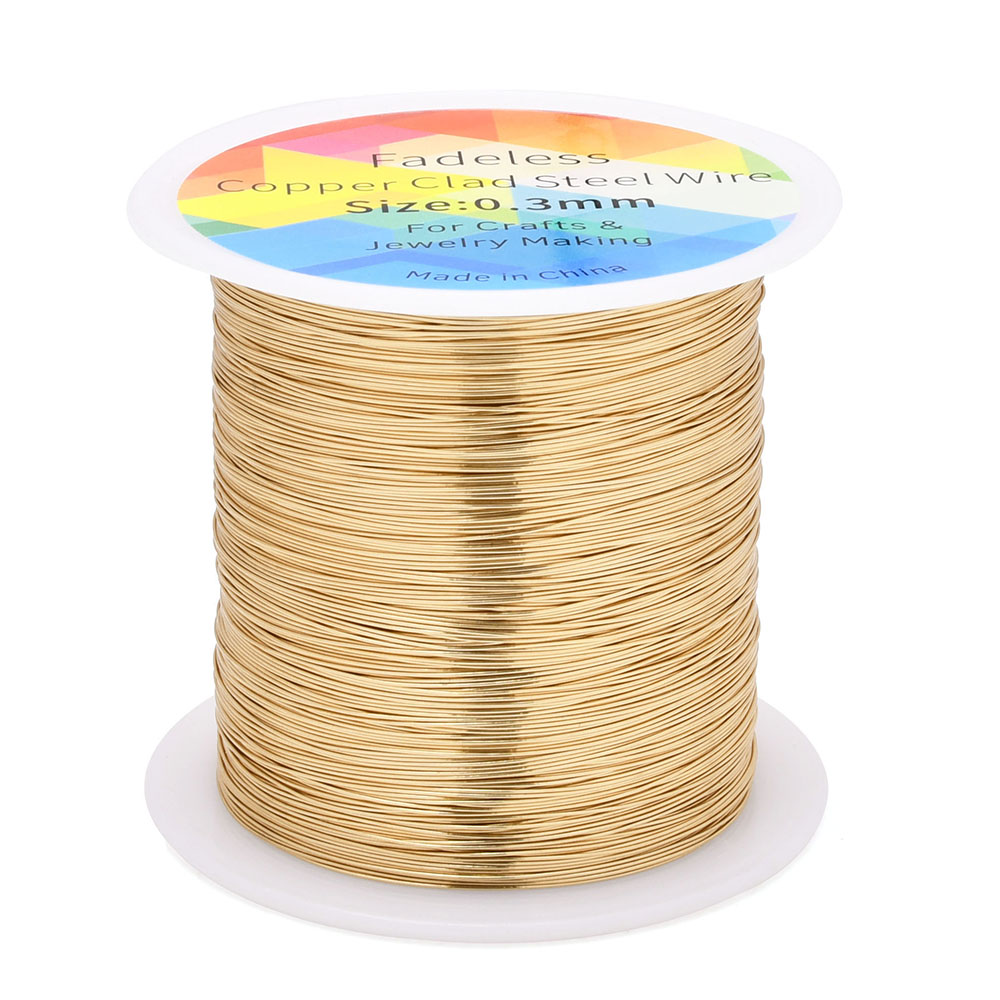 100m/328ft Fadeless Copper Cla - Jewelry Making Yarn review and price